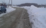Куйбышевский район: В селе Абрамово укладывают асфальт на снег